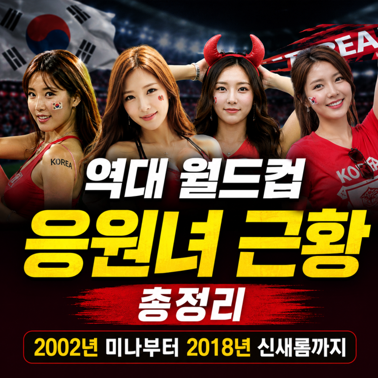 역대 월드컵 응원녀 근황 총정리: 2002년 미나부터 2018년 신새롬까지