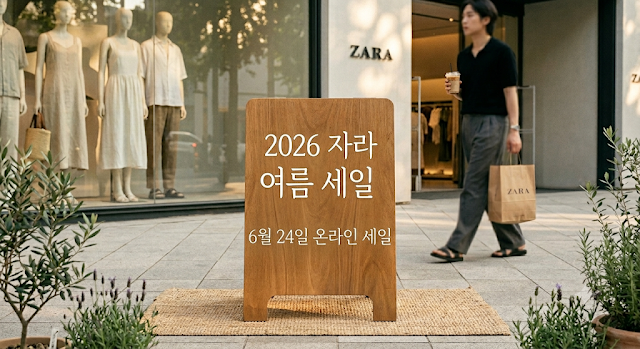 2026 자라 여름 세일 기간 언제?  할인율·득템 전략·위시리스트 꿀팁  총정리