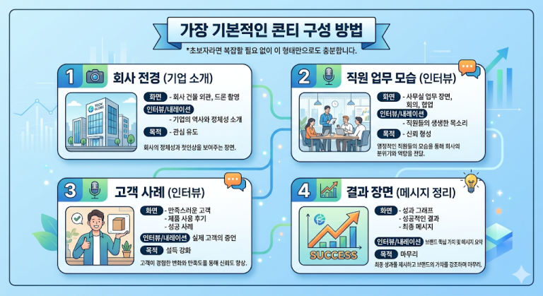 영상기획 10편  콘티(스토리보드)는 왜 중요할까?  영상 제작 전 반드시 준비해야 하는 이유